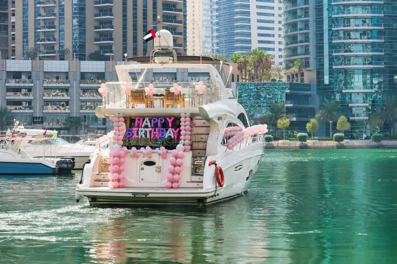 Birthday party Yacht Dubai